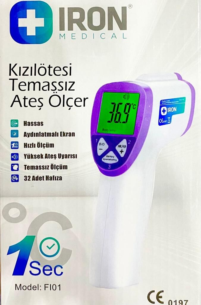 İRON TEMASIZ ATEŞ ÖLÇER